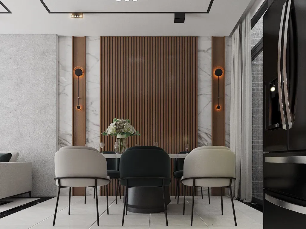 Phòng ăn - Nhà phố Quận 4 - Phong cách Modern | Space T