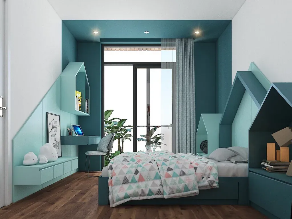 Phòng ngủ - Nhà phố Quận 4 - Phong cách Modern | Space T