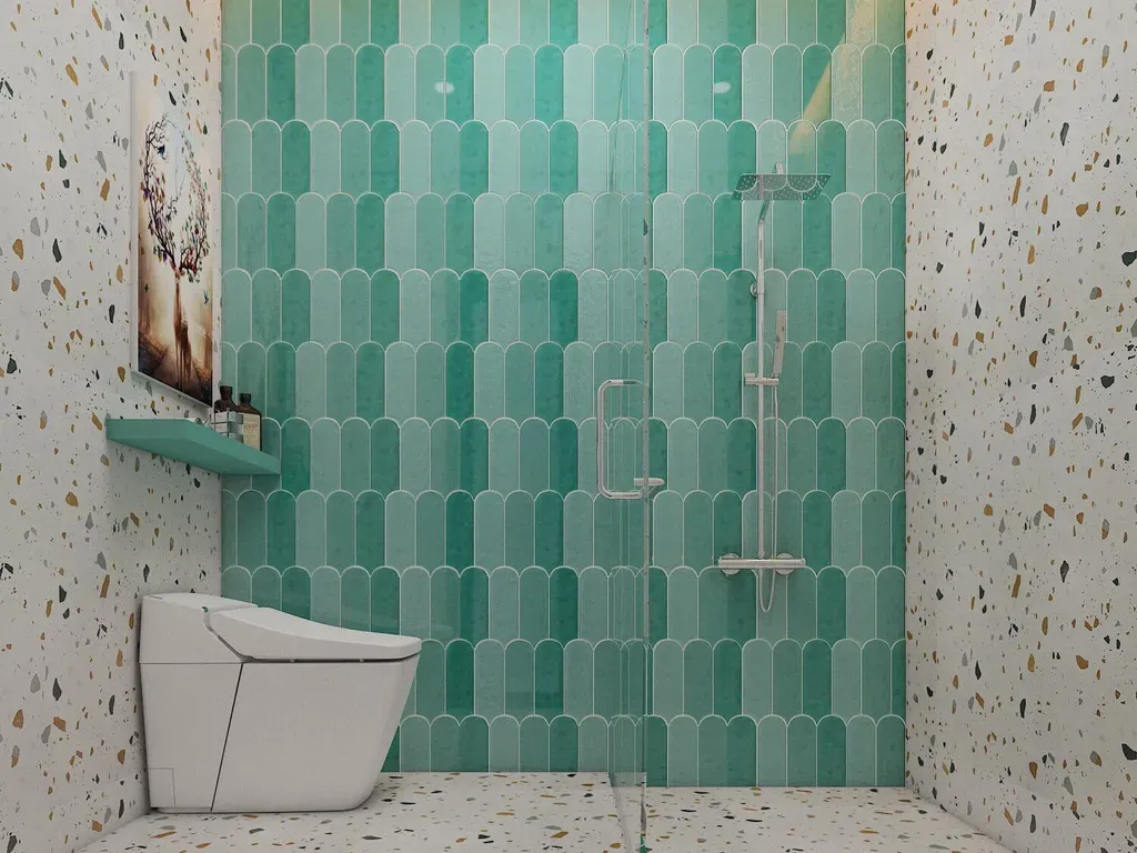 Phòng tắm - Nhà phố Quận 4 - Phong cách Modern | Space T