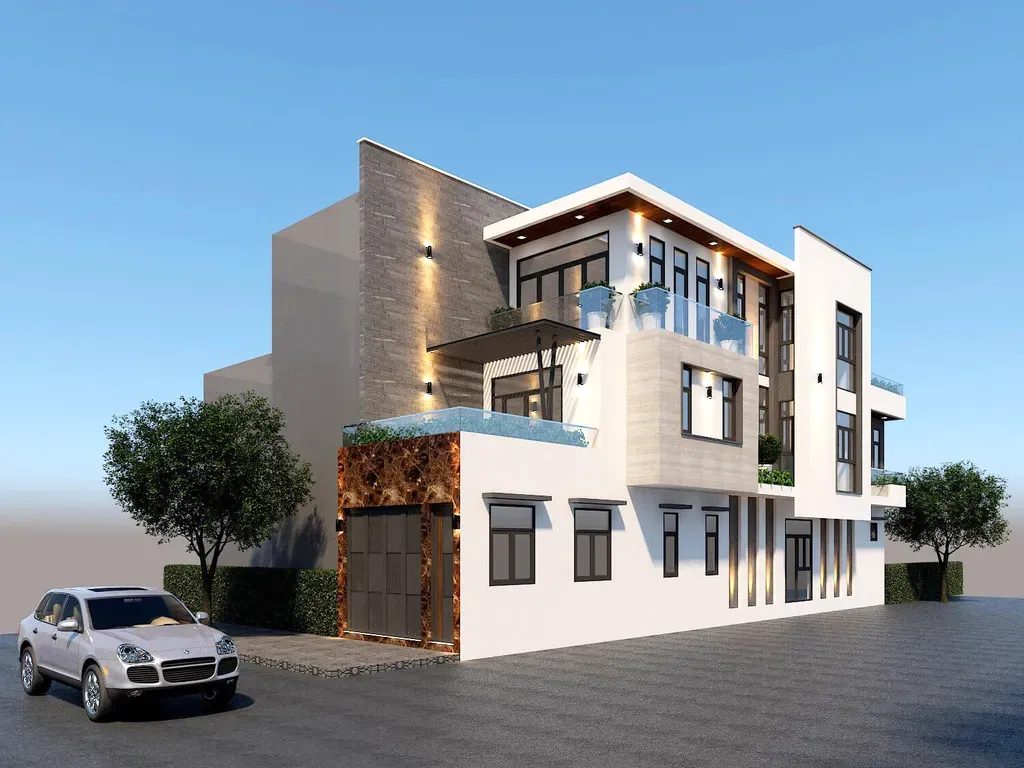 Ngoại cảnh - Nhà phố Gò Vấp - Phong cách Modern | Space T
