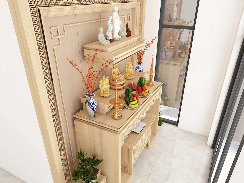 Phòng thờ - Nhà phố Gò Vấp - Phong cách Modern | Space T