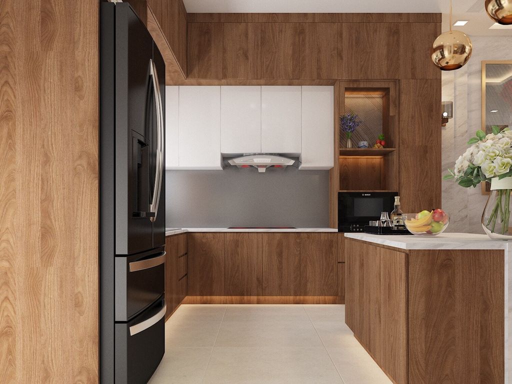 Phòng bếp - Nhà phố Nine South - Phong cách Modern  | Space T