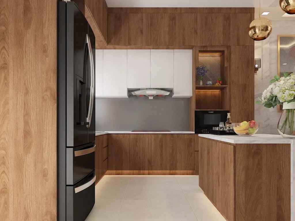 Phòng bếp - Nhà phố Nine South - Phong cách Modern | Space T