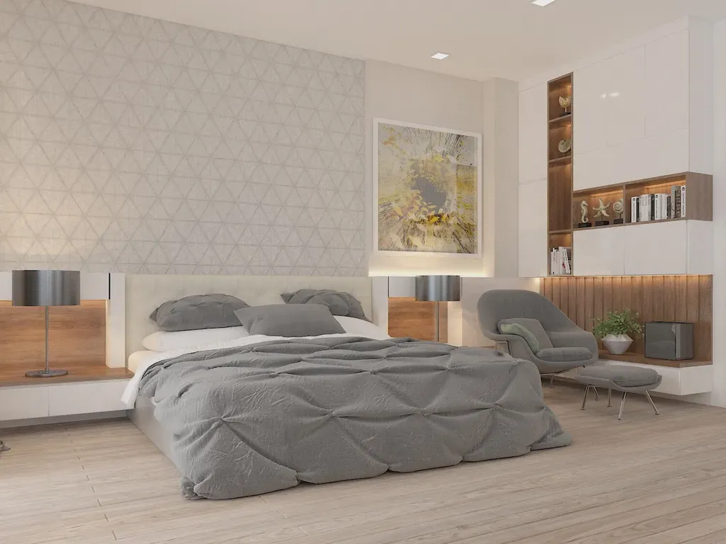 Phòng ngủ - Nhà phố Nine South - Phong cách Modern | Space T