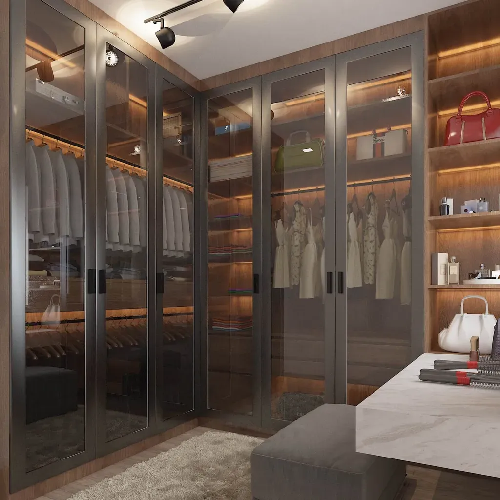 Phòng thay đồ - Nhà phố Nine South - Phong cách Modern | Space T