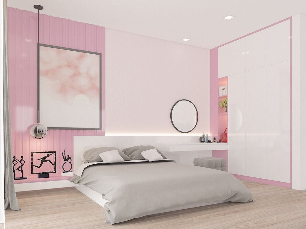 Phòng ngủ - Nhà phố Nine South - Phong cách Modern  | Space T