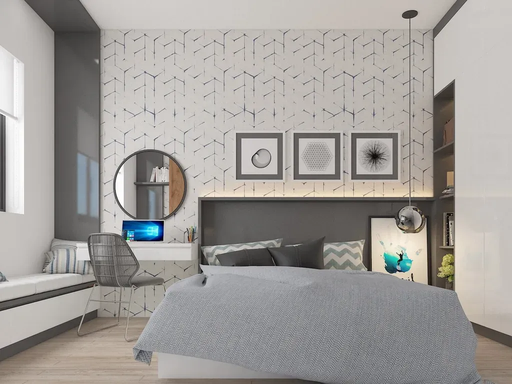 Phòng ngủ - Nhà phố Nine South - Phong cách Modern | Space T