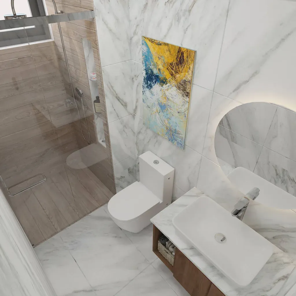 Phòng tắm - Nhà phố quận Thủ Đức - Phong cách Modern | Space T