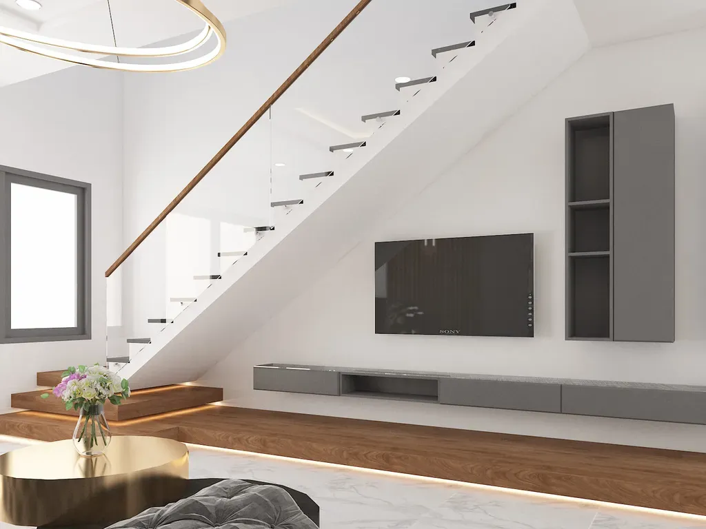 Phòng khách - Nhà phố quận Thủ Đức - Phong cách Modern | Space T
