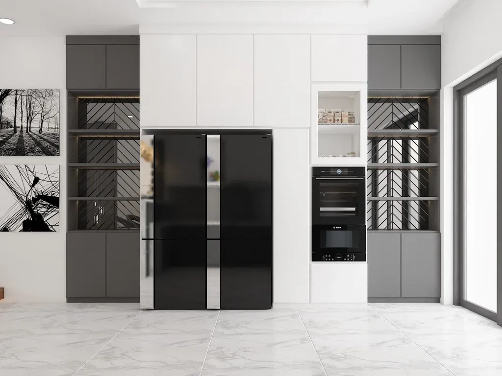 Phòng bếp - Nhà phố quận Thủ Đức - Phong cách Modern | Space T