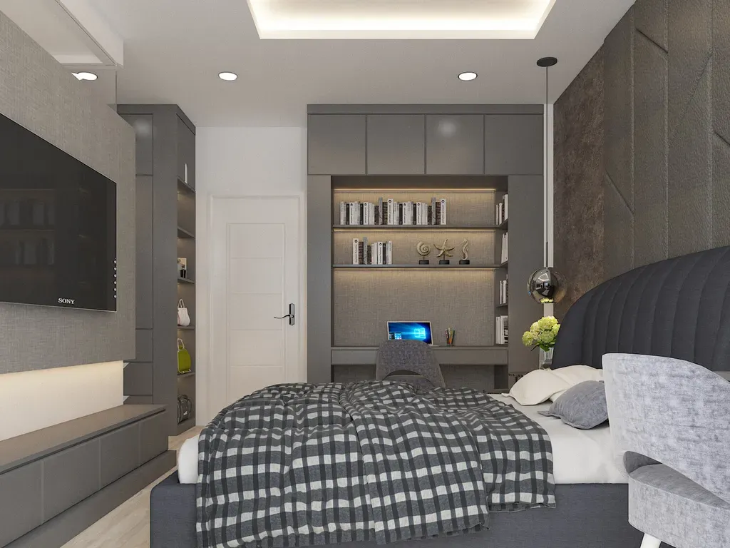 Phòng ngủ - Nhà phố quận Thủ Đức - Phong cách Modern | Space T