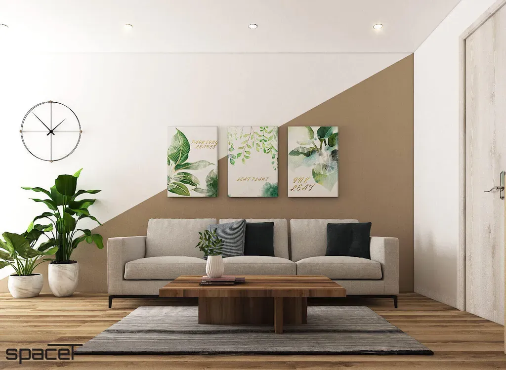 Phòng khách - Căn hộ Phan Văn Trị Quận 5 - Phong cách Modern | Space T