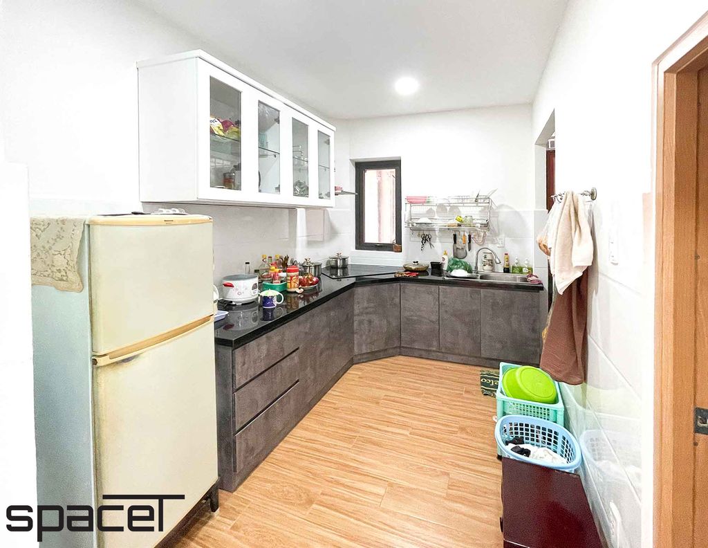 Phòng bếp - Căn hộ chung cư Phan Văn Trị Quận 5 - Phong cách Modern  | Space T