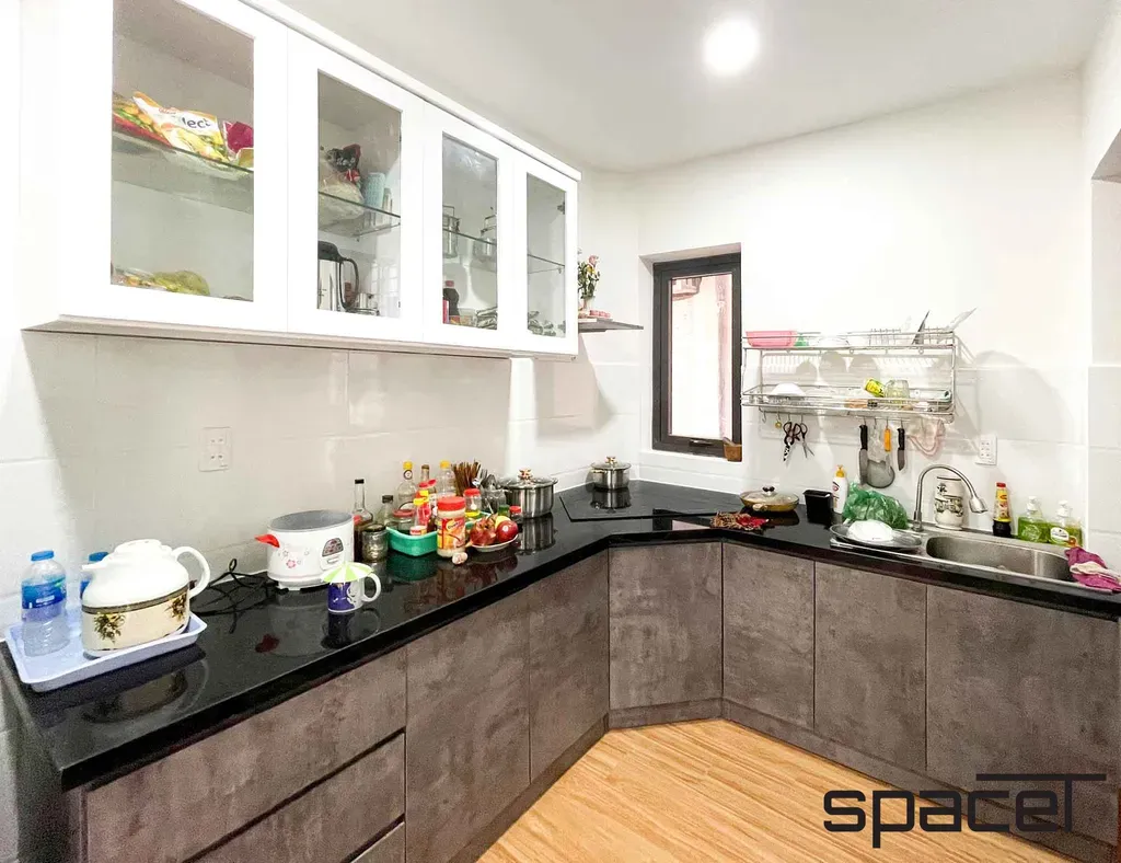 Phòng bếp - Căn hộ chung cư Phan Văn Trị Quận 5 - Phong cách Modern | Space T