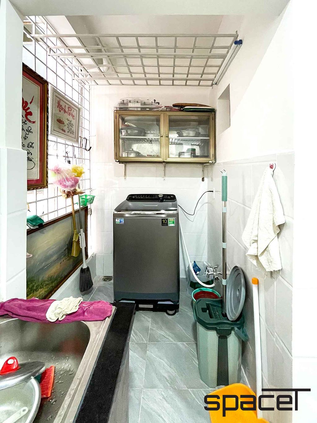 Phòng giặt - Căn hộ chung cư Phan Văn Trị Quận 5 - Phong cách Modern  | Space T