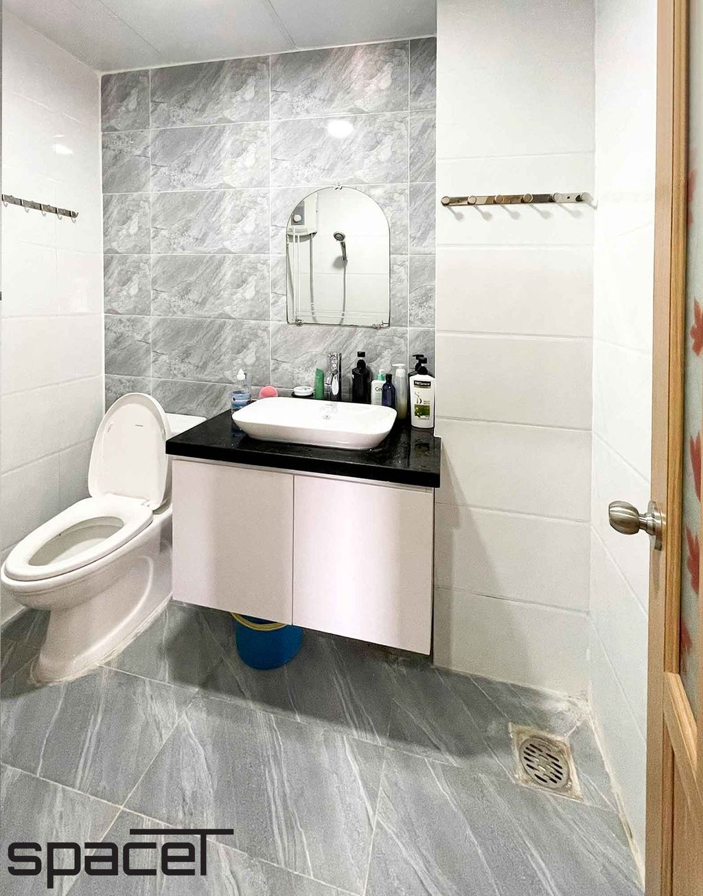 Phòng tắm - Căn hộ chung cư Phan Văn Trị Quận 5 - Phong cách Modern  | Space T
