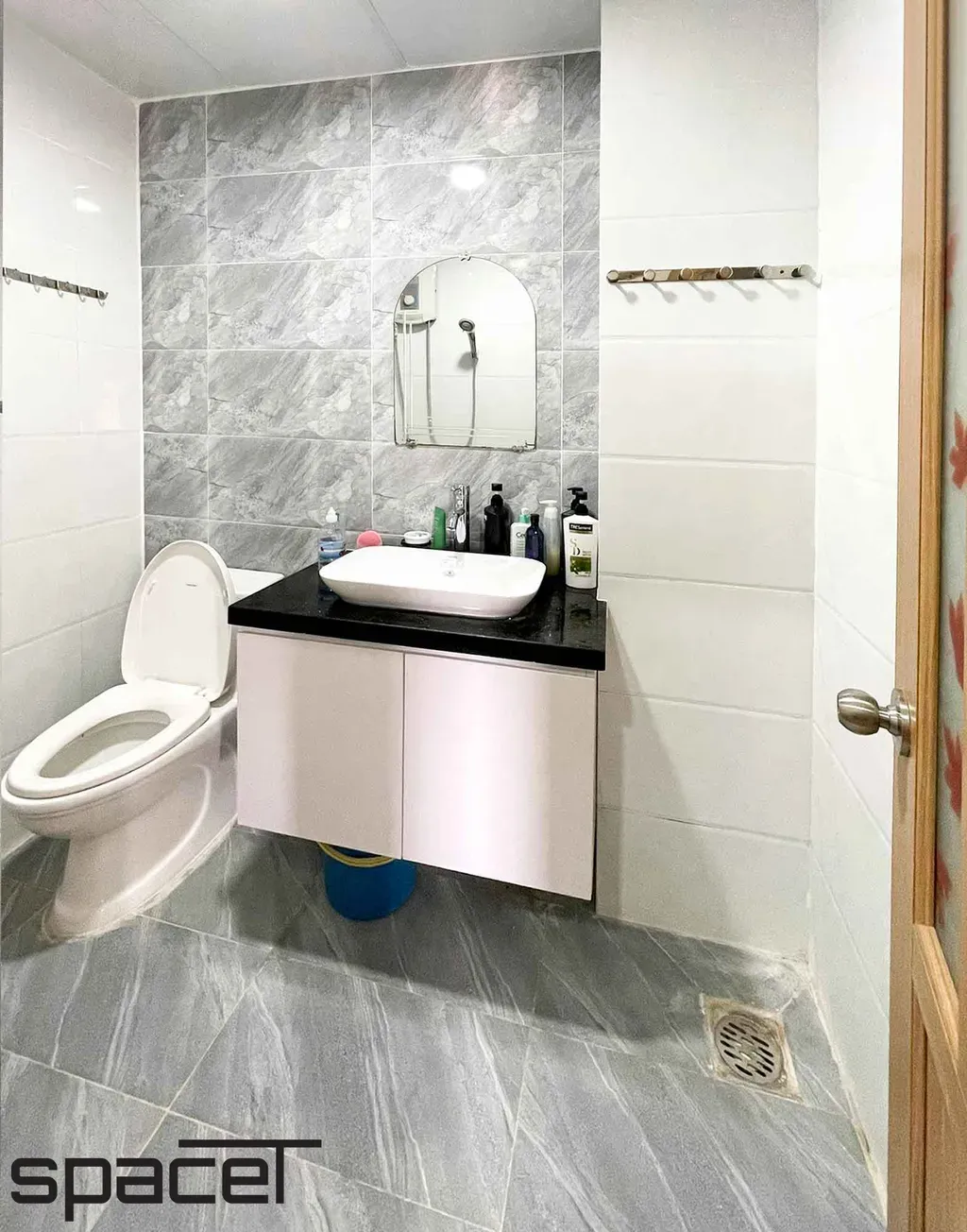 Phòng tắm - Căn hộ chung cư Phan Văn Trị Quận 5 - Phong cách Modern | Space T