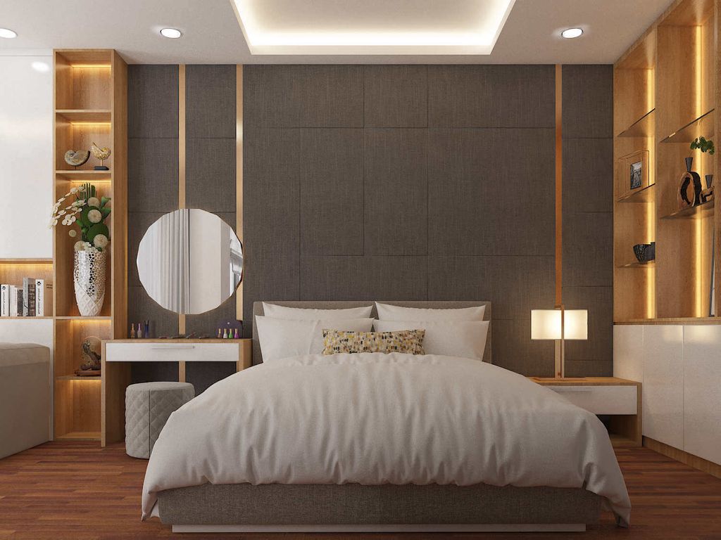 Phòng ngủ - Nhà phố Trung Sơn Bình Chánh - Phong cách Modern  | Space T