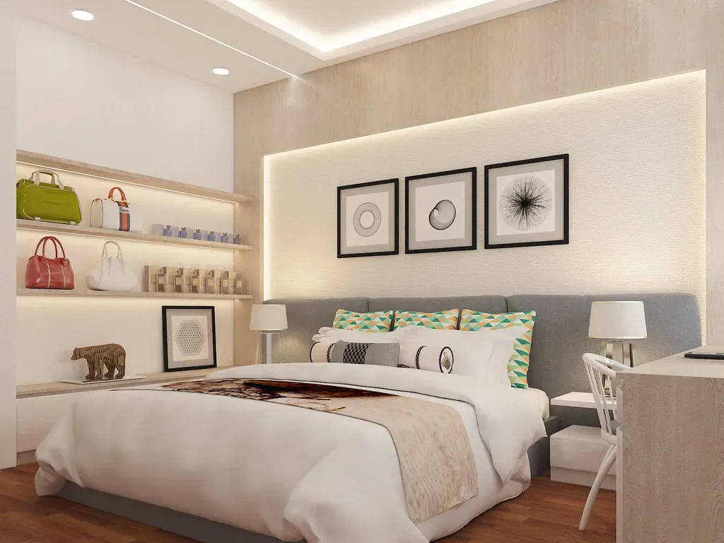 Phòng ngủ - Nhà phố Trung Sơn Bình Chánh - Phong cách Modern | Space T