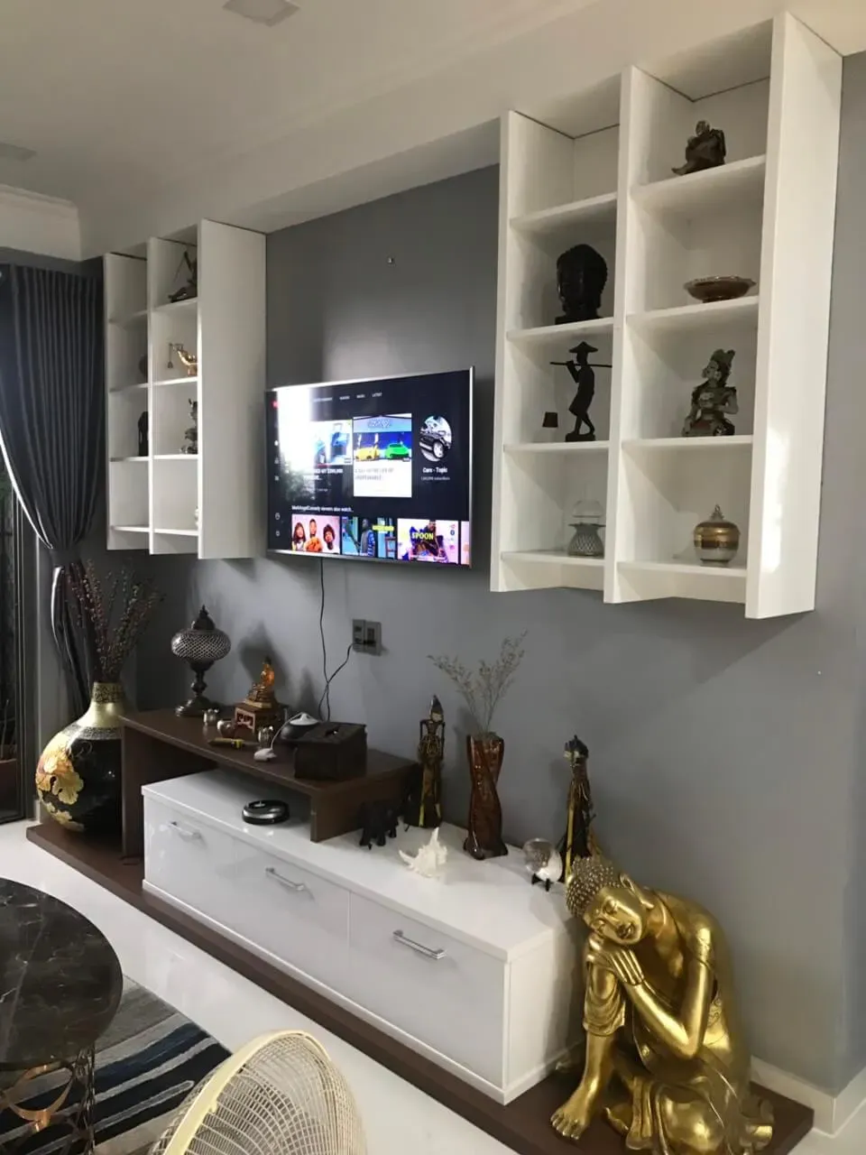 Phòng khách - Căn hộ Wilton Tower Quận Bình Thạnh - Phong cách Modern | Space T
