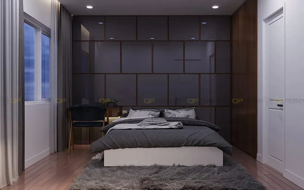 Phòng ngủ - Căn hộ Vinhomes Grand Park Q.9 - Phong cách Modern | Space T