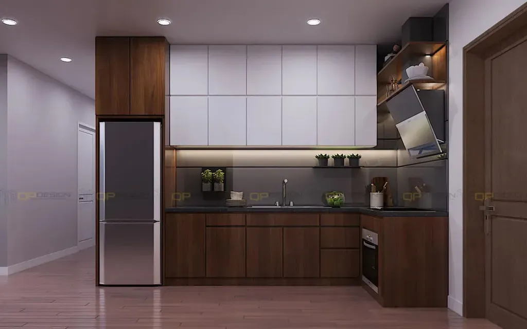Phòng bếp - Căn hộ Vinhomes Grand Park Q.9 - Phong cách Modern | Space T