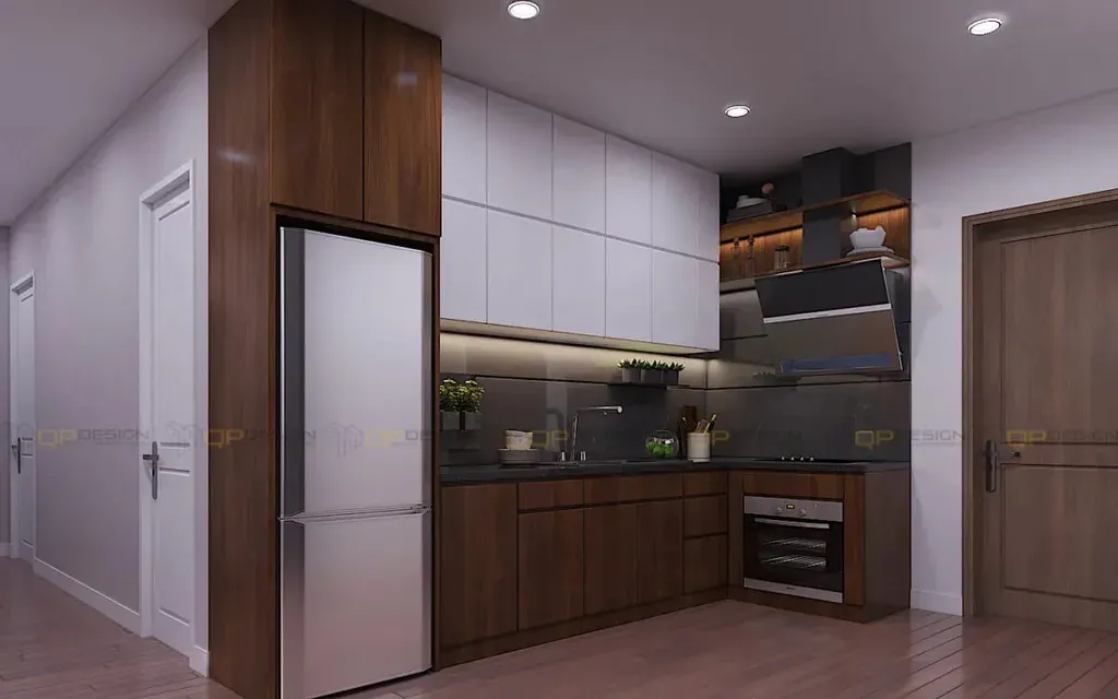 Phòng bếp - Căn hộ Vinhomes Grand Park Q.9 - Phong cách Modern | Space T