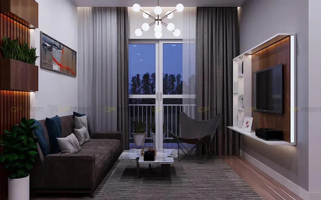 Phòng khách - Căn hộ Vinhomes Grand Park Q.9 - Phong cách Modern | Space T
