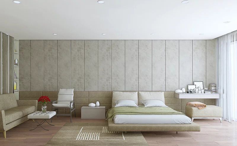 Phòng ngủ - Căn hộ Penthouse Trần Bình Trọng Quận 5 - Phong cách Modern  | Space T