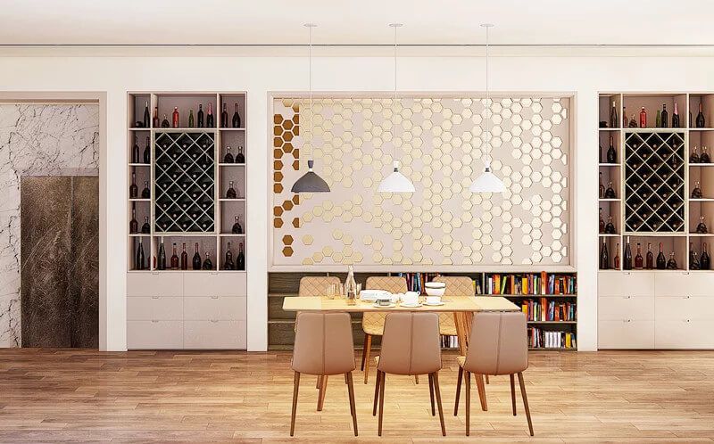 Phòng ăn - Căn hộ Penthouse Trần Bình Trọng Quận 5 - Phong cách Modern  | Space T