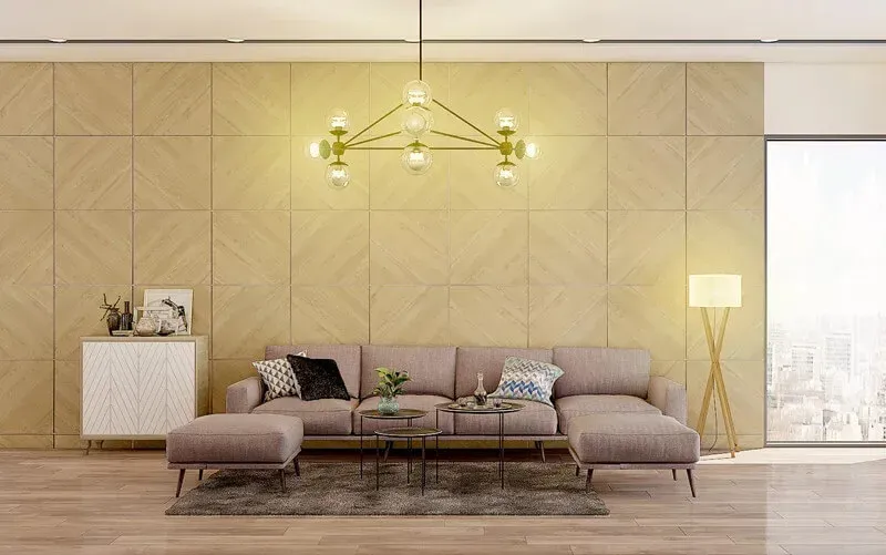 Phòng khách - Căn hộ Penthouse Trần Bình Trọng Quận 5 - Phong cách Modern | Space T