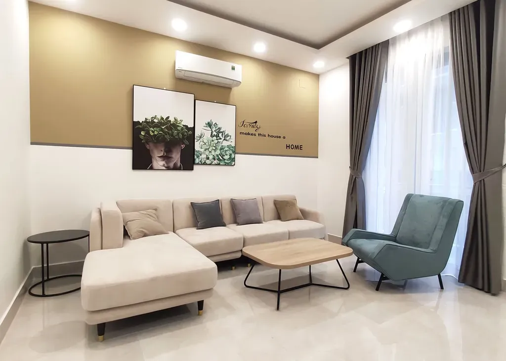 Nhà phố 1 trệt 1 lầu - Phong cách Modern + Color Block | Space T