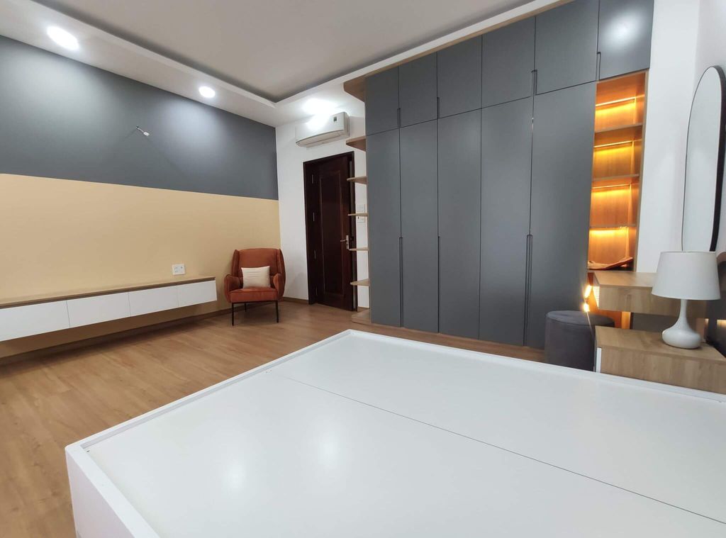 Phòng ngủ - Nhà phố 1 trệt 1 lầu - Phong cách Modern + Color Block  | Space T