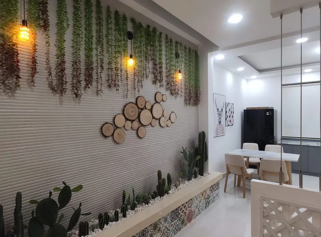 Nhà phố 1 trệt 1 lầu - Phong cách Modern + Color Block | Space T