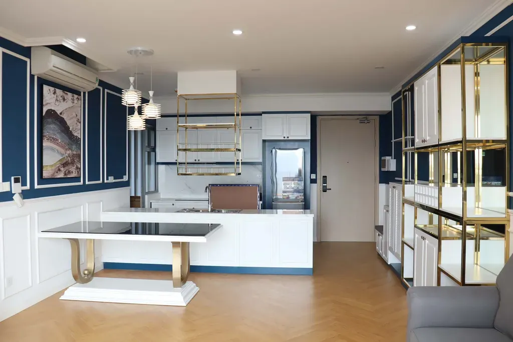 Phòng bếp - Căn hộ Palm Heights Quận 2 - Phong cách Neo Classic | Space T