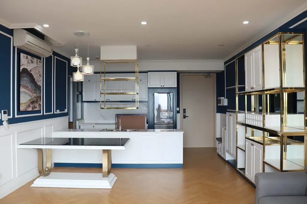 Phòng bếp - Căn hộ Palm Heights Quận 2 - Phong cách Neo Classic | Space T