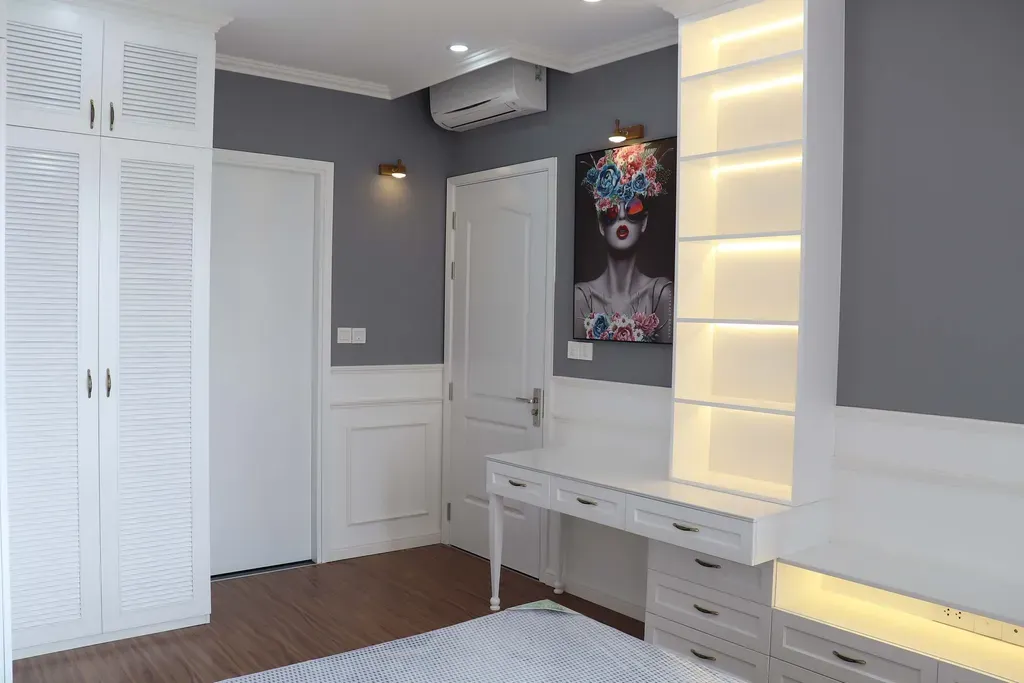 Phòng ngủ - Căn hộ Palm Heights Quận 2 - Phong cách Neo Classic | Space T