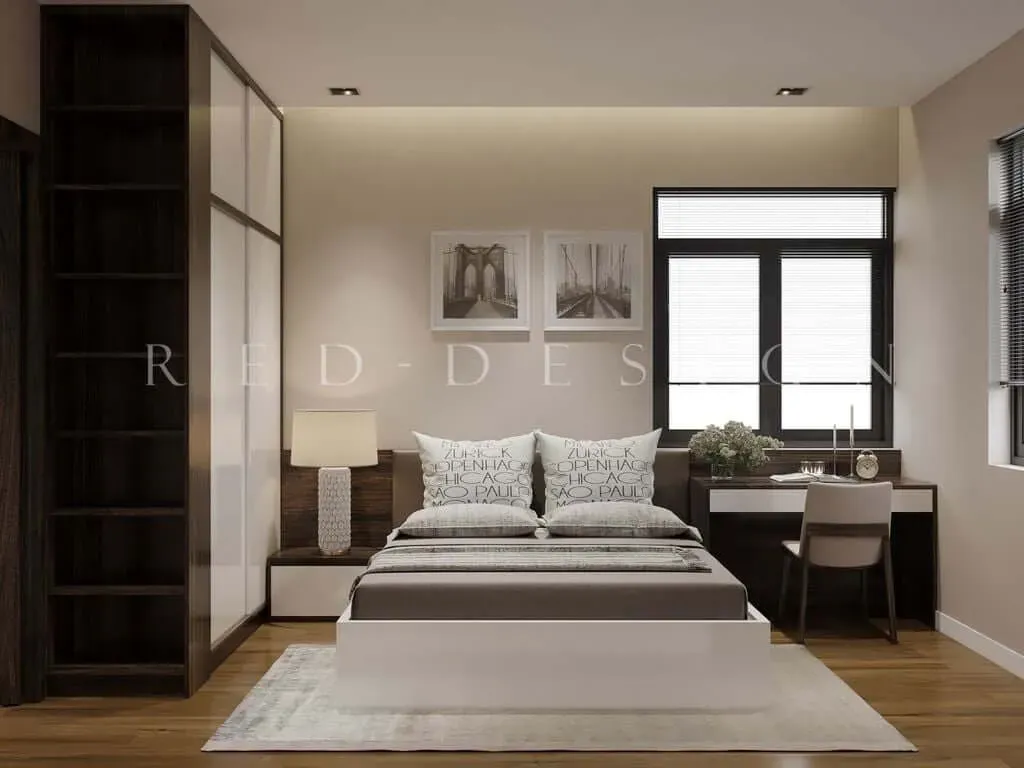 Phòng ngủ - Villa Simcity Premier Homes Quận 9 - Phong cách Modern | Space T