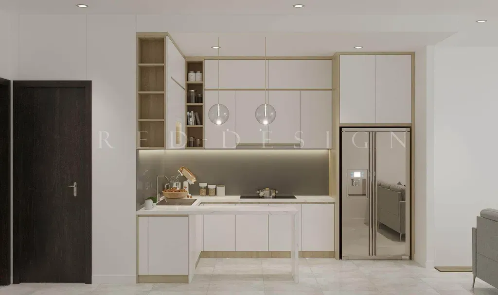 Phòng bếp - Nhà phố Mỹ Xuân Vũng Tàu - Phong cách Scandinavian | Space T