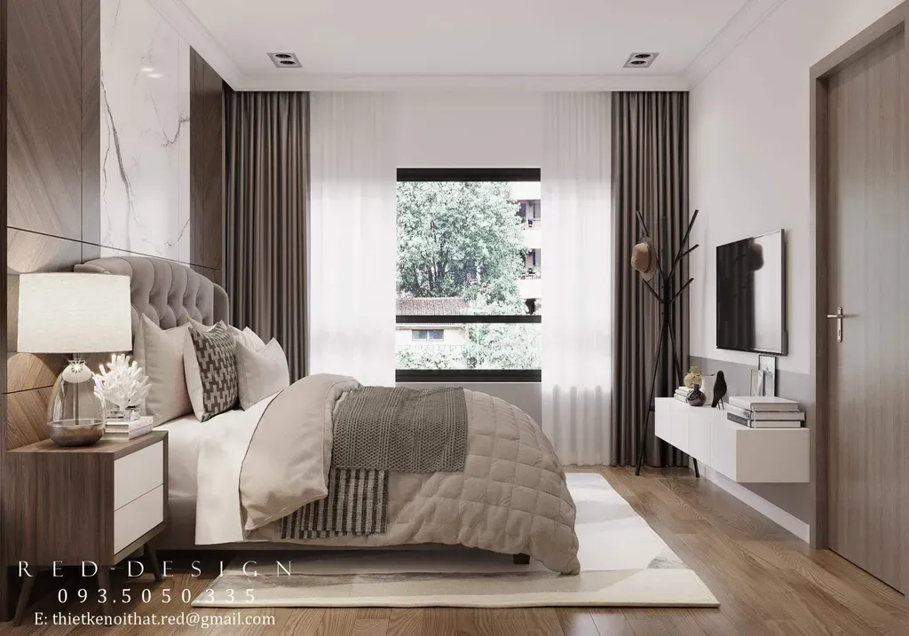 Phòng ngủ - Căn hộ The View - Riviera Point Quận 7 - Phong cách Modern | Space T