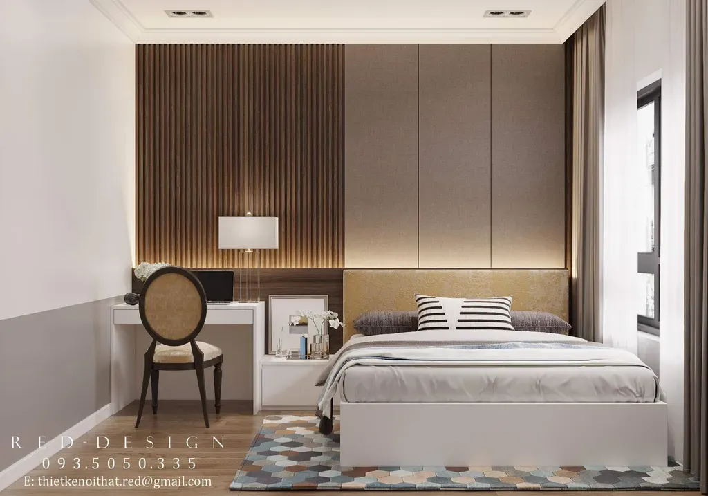 Phòng ngủ - Căn hộ The View - Riviera Point Quận 7 - Phong cách Modern | Space T