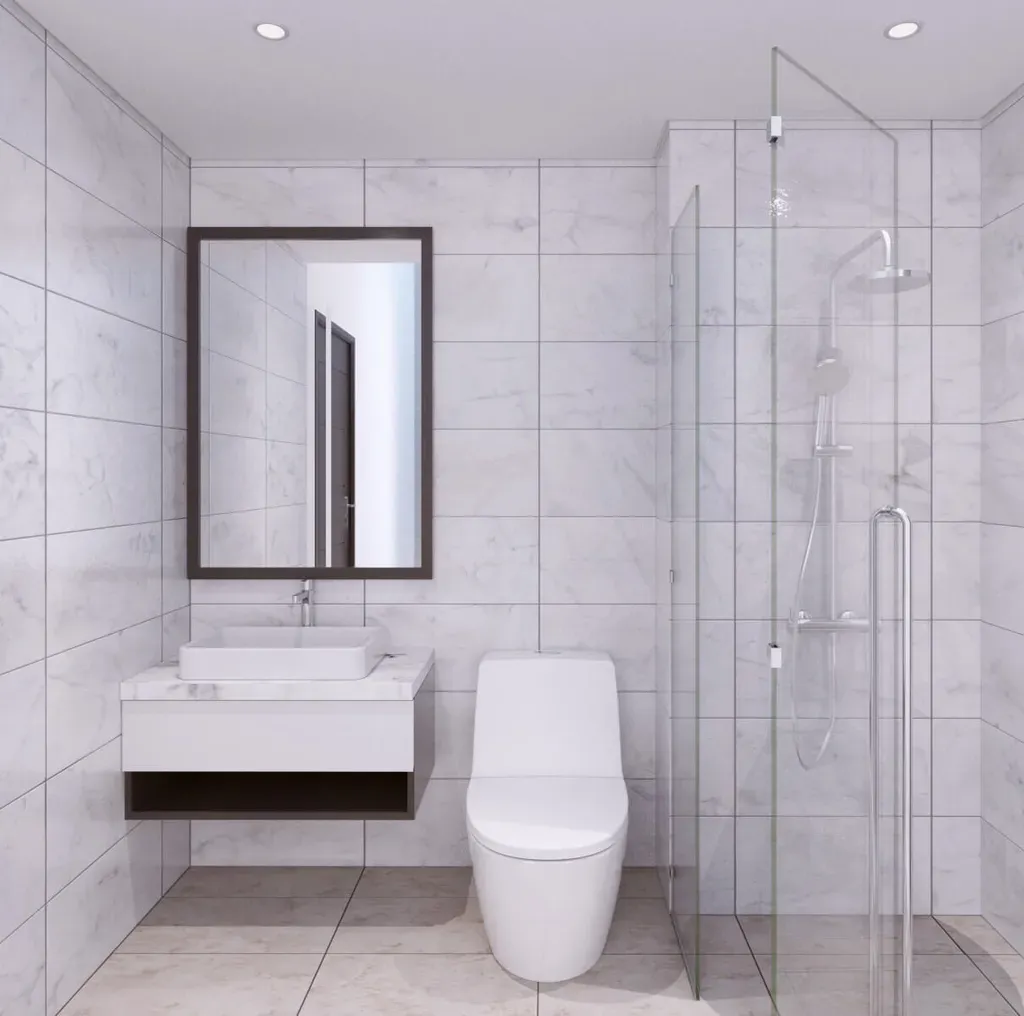 Phòng tắm - Nhà phố liền kề Park Riverside Quận 9 - Phong cách Modern | Space T