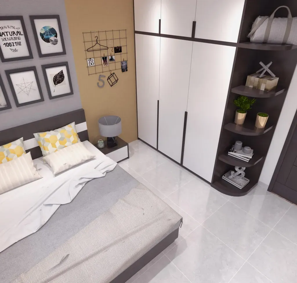 Phòng ngủ - Nhà phố liền kề Park Riverside Quận 9 - Phong cách Modern | Space T