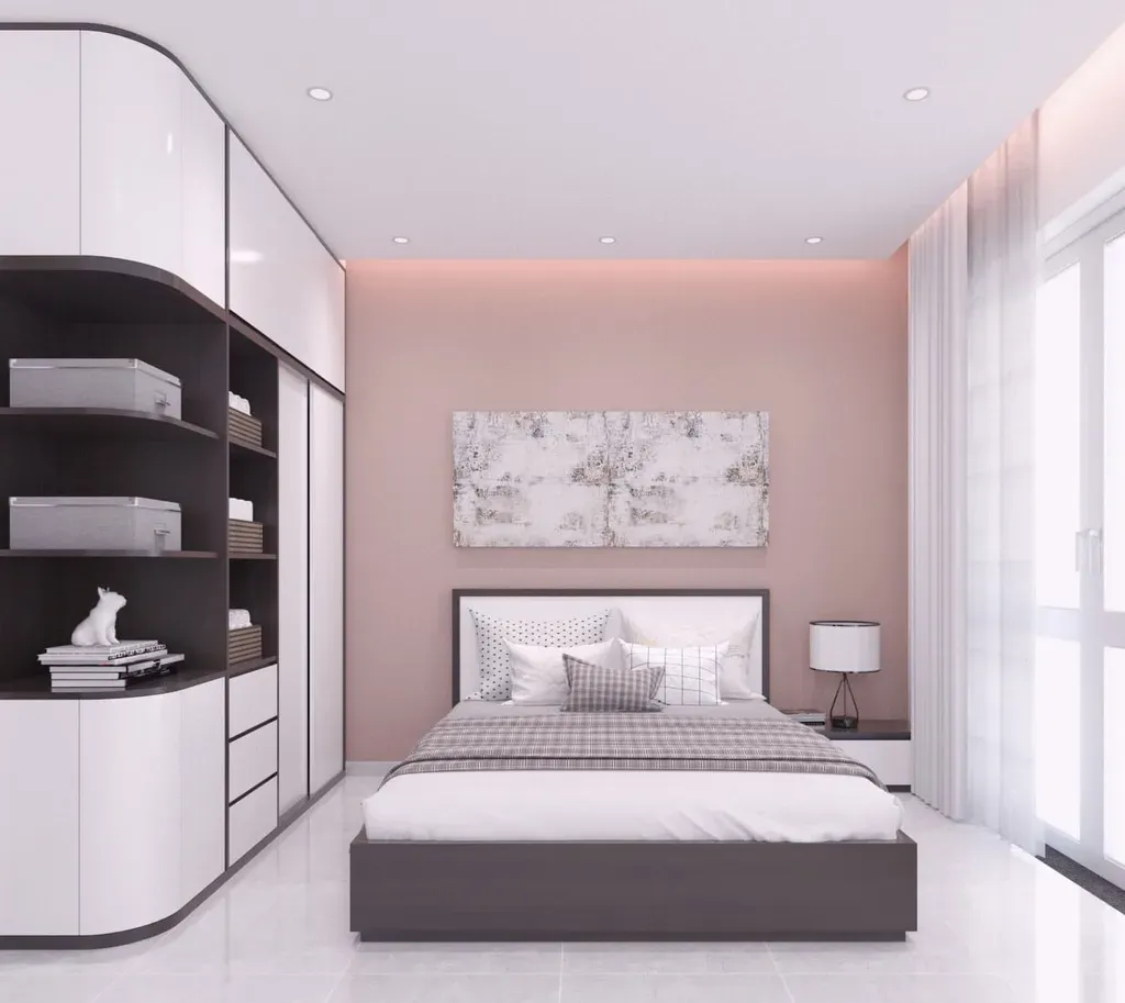 Phòng ngủ - Nhà phố liền kề Park Riverside Quận 9 - Phong cách Modern | Space T