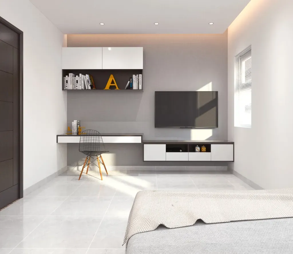 Phòng ngủ - Nhà phố liền kề Park Riverside Quận 9 - Phong cách Modern | Space T
