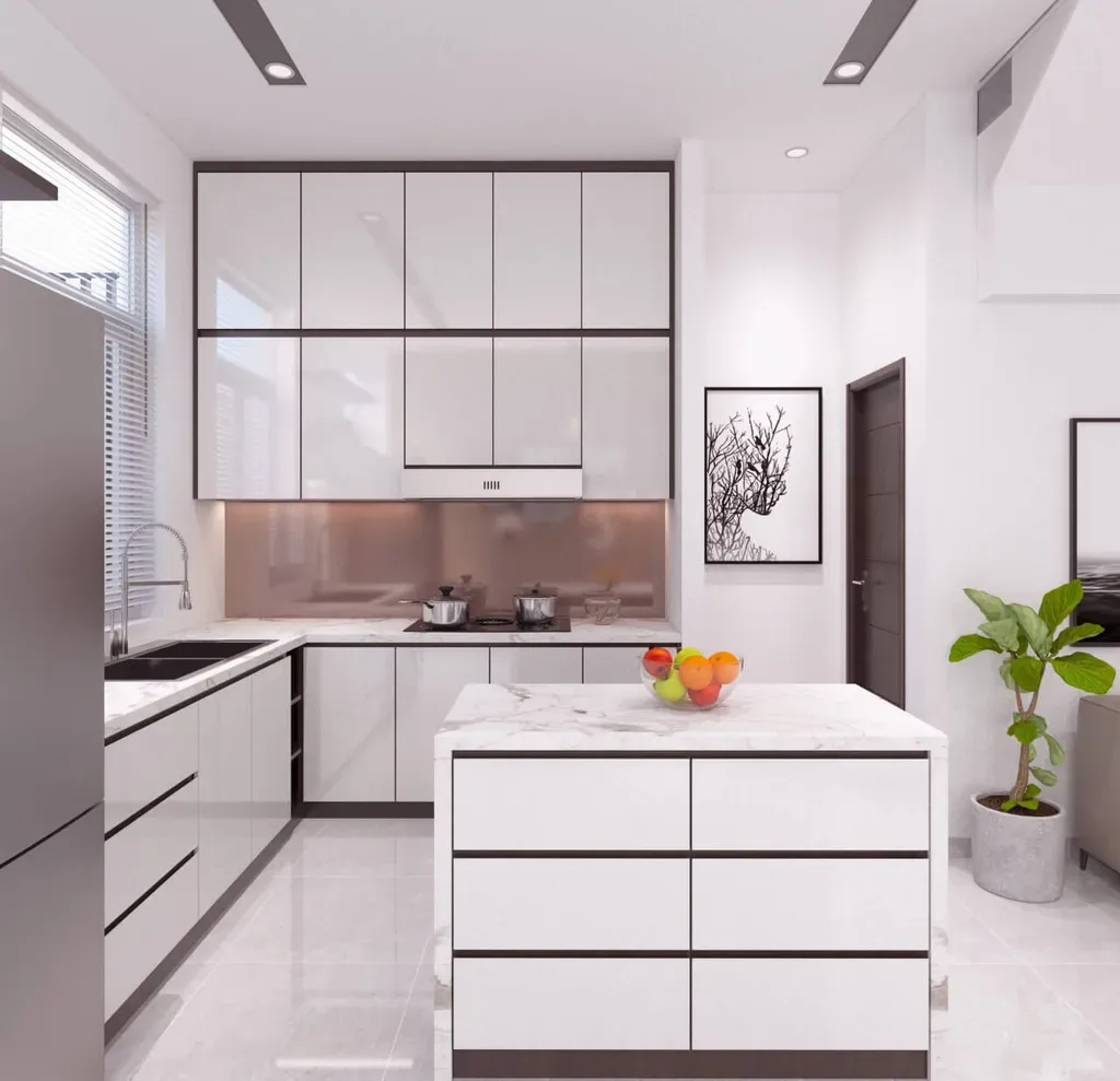 Phòng bếp - Nhà phố liền kề Park Riverside Quận 9 - Phong cách Modern | Space T