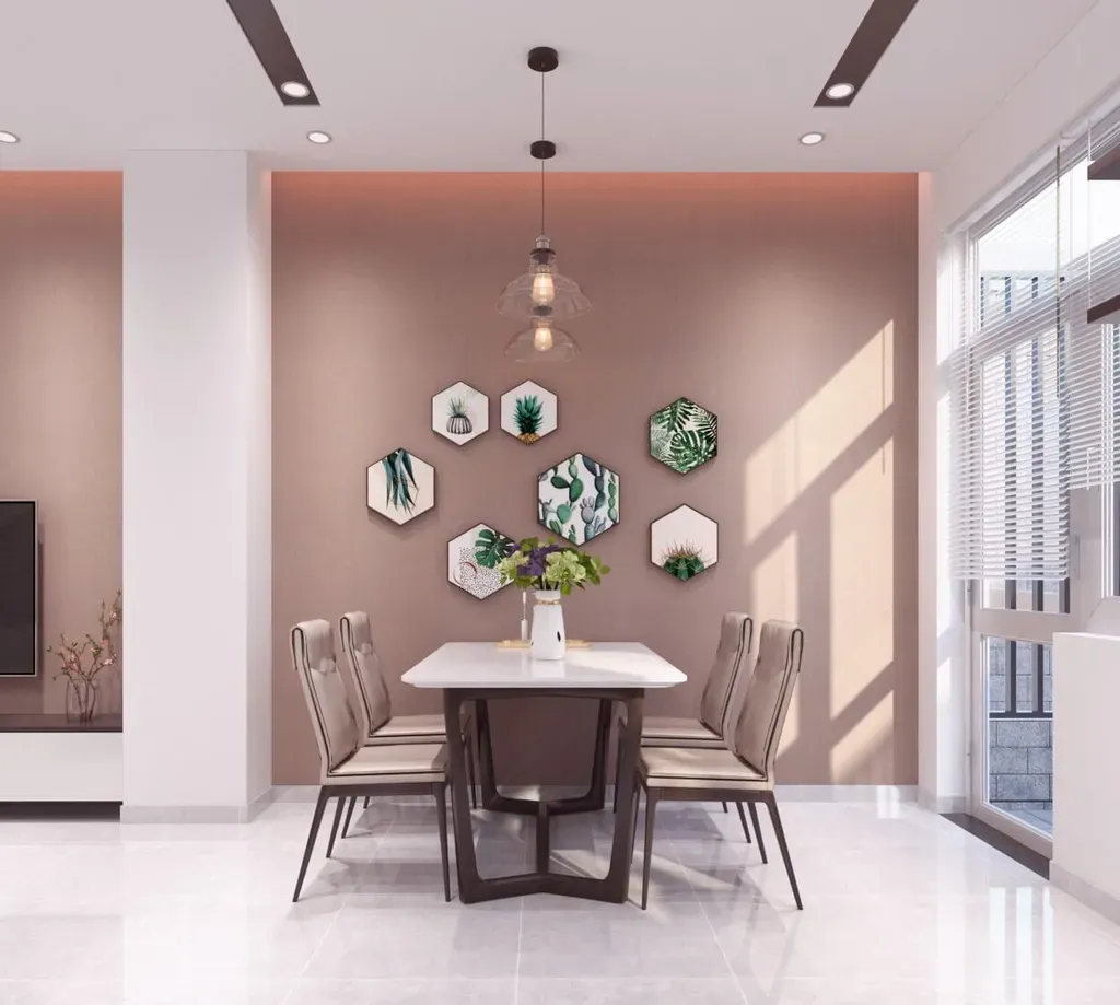 Phòng ăn - Nhà phố liền kề Park Riverside Quận 9 - Phong cách Modern | Space T