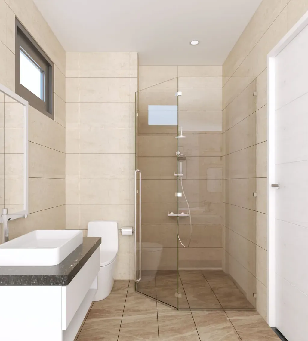 Phòng tắm - Nhà Phố Cát Lái Quận 2 - Phong cách Modern | Space T