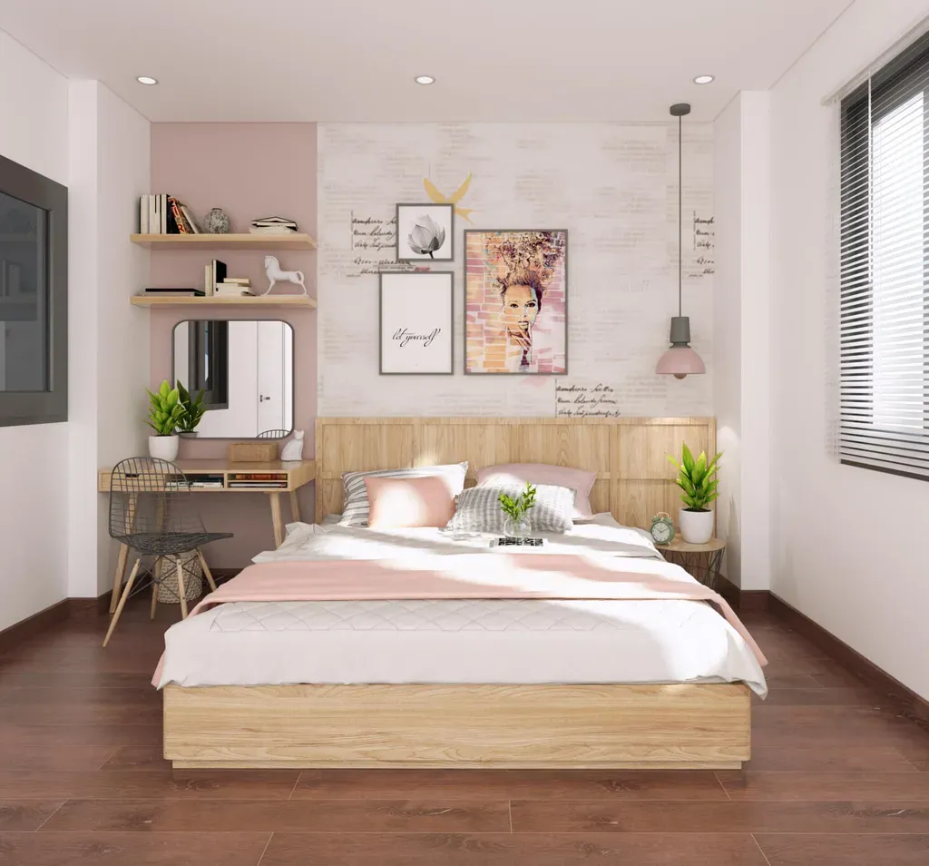 Phòng ngủ - Nhà Phố Cát Lái Quận 2 - Phong cách Modern | Space T