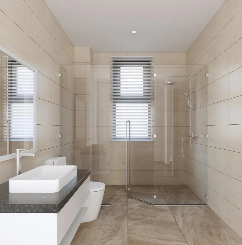 Phòng tắm - Nhà Phố Cát Lái Quận 2 - Phong cách Modern | Space T
